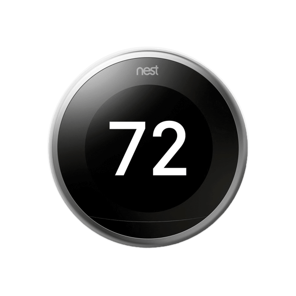 Nest Smart Thermostat (Silver)